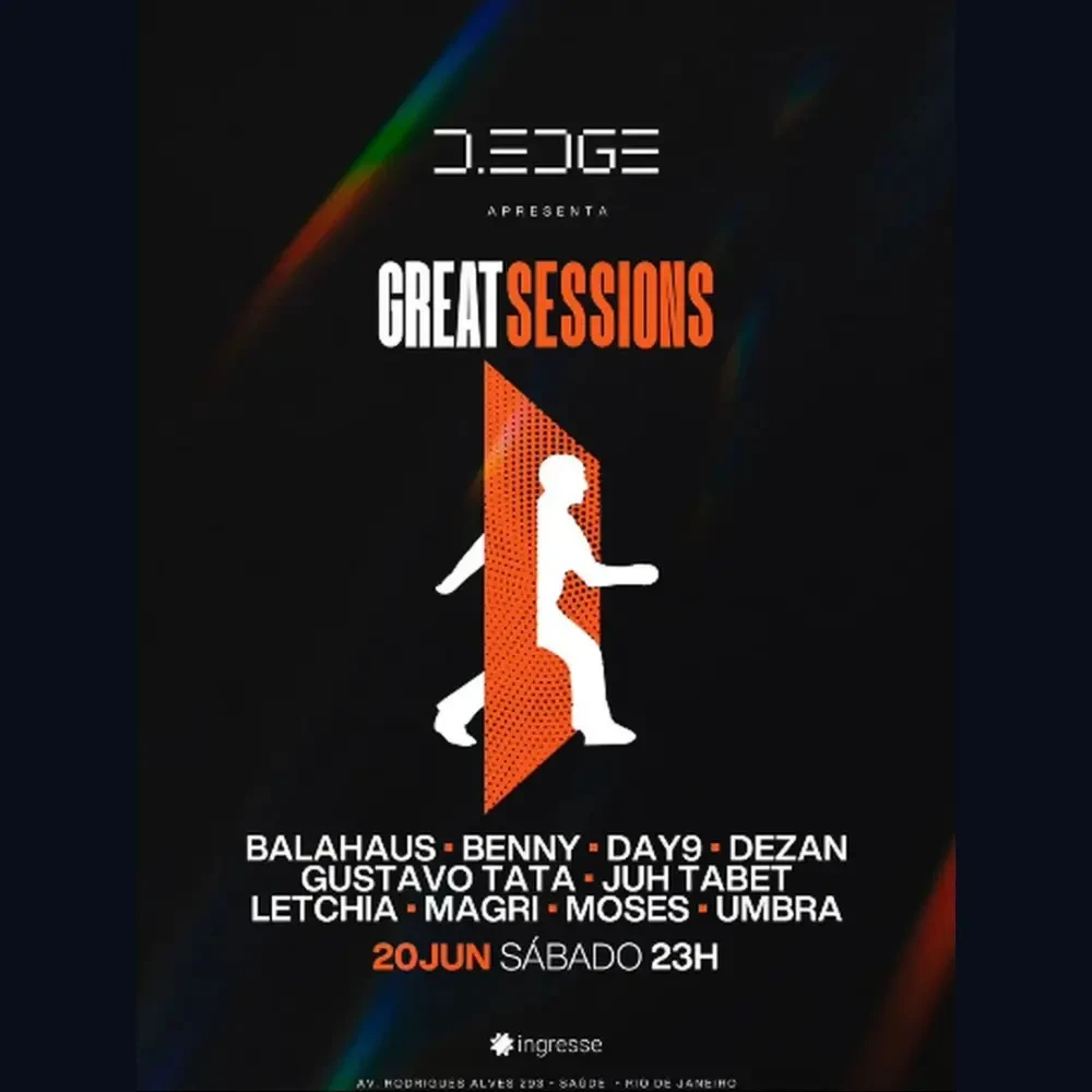 D-Edge Rio presents Great Sessions - Ingressos com desconto