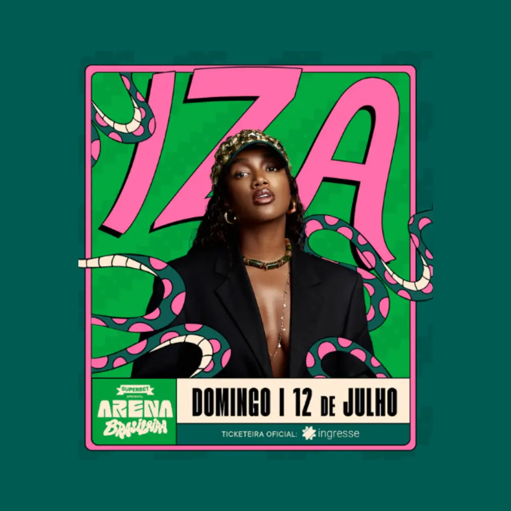 Arena Brasileira com Vanessa da Mata, Ana Carolina, Iza e Lagum - Ingressos com desconto