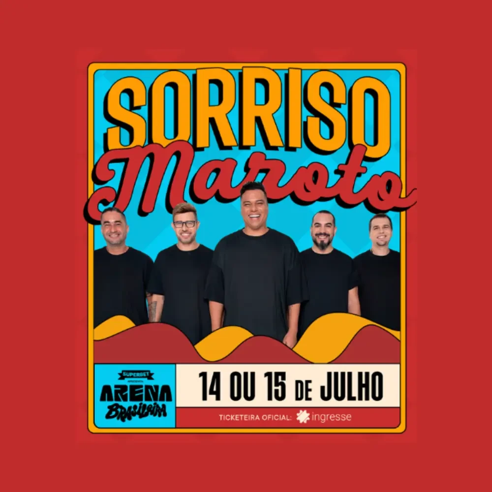 Arena Brasileira com Sorriso Maroto, Léo Foguete e mais - Ingressos com desconto