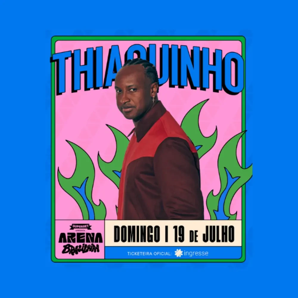 Arena Brasileira com Thiaguinho e Banda Eva - Ingressos com desconto