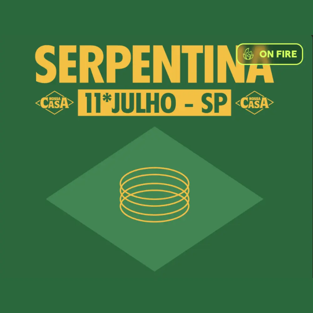 Nossa Casa na Copa SP - Serpentina | Ingressos com desconto
