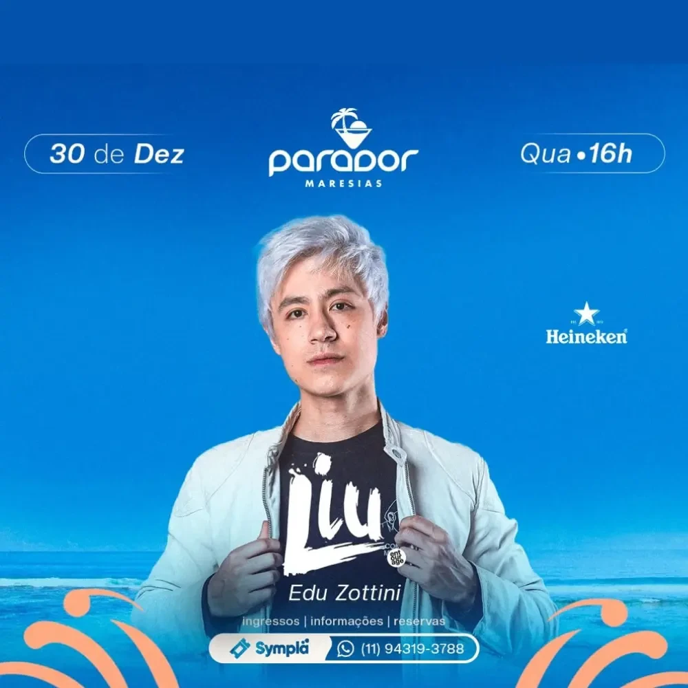 Parador Maresias com Liu - Ingressos com desconto