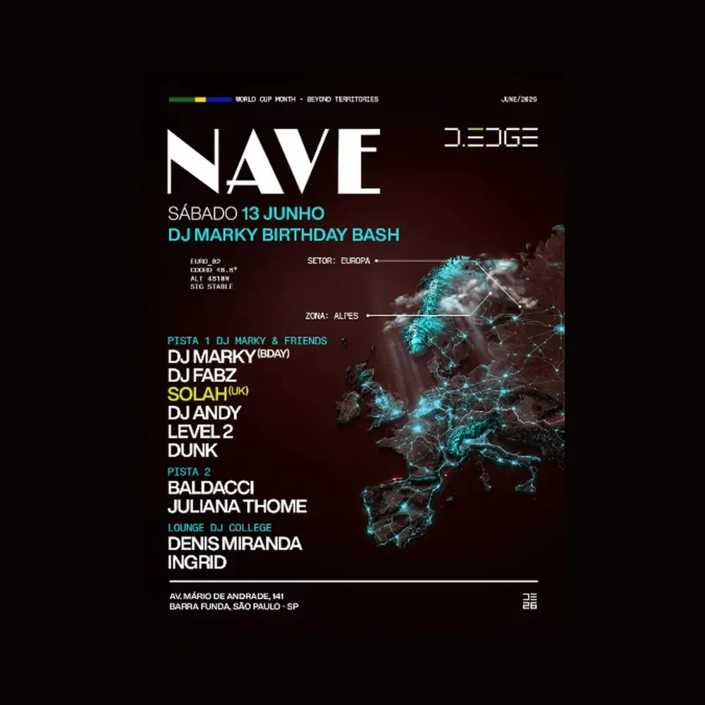 D-Edge Nave com DJ Marky - Ingressos com desconto