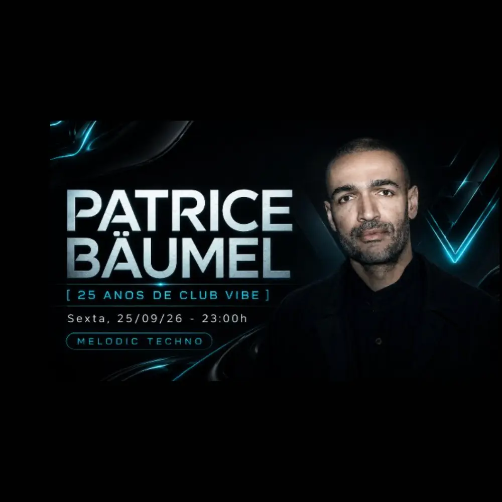 Patrice Baumel no Club Vibe - Ingressos com desconto