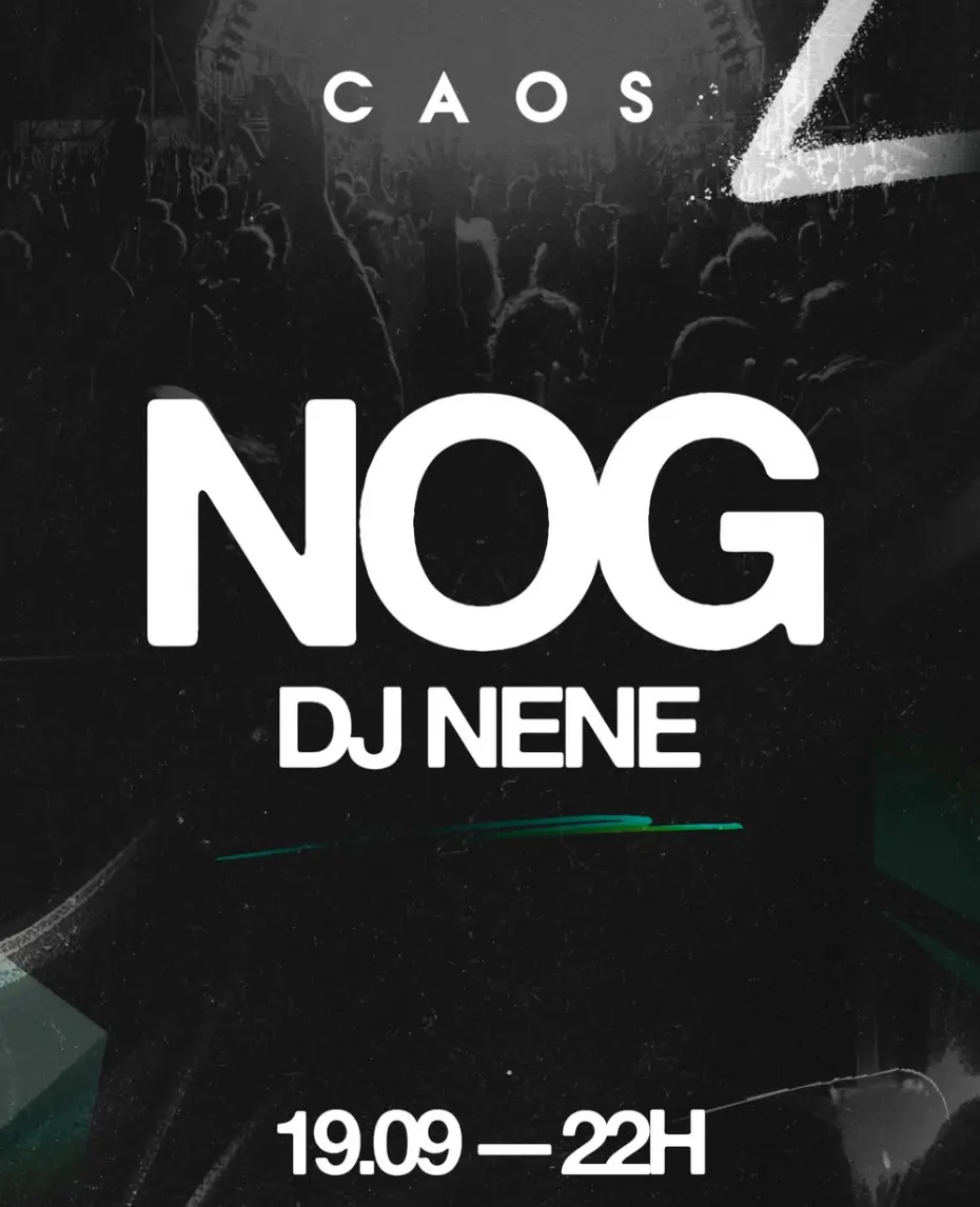 NOG e DJ Nene no CAOS Campinas - Ingressos com desconto
