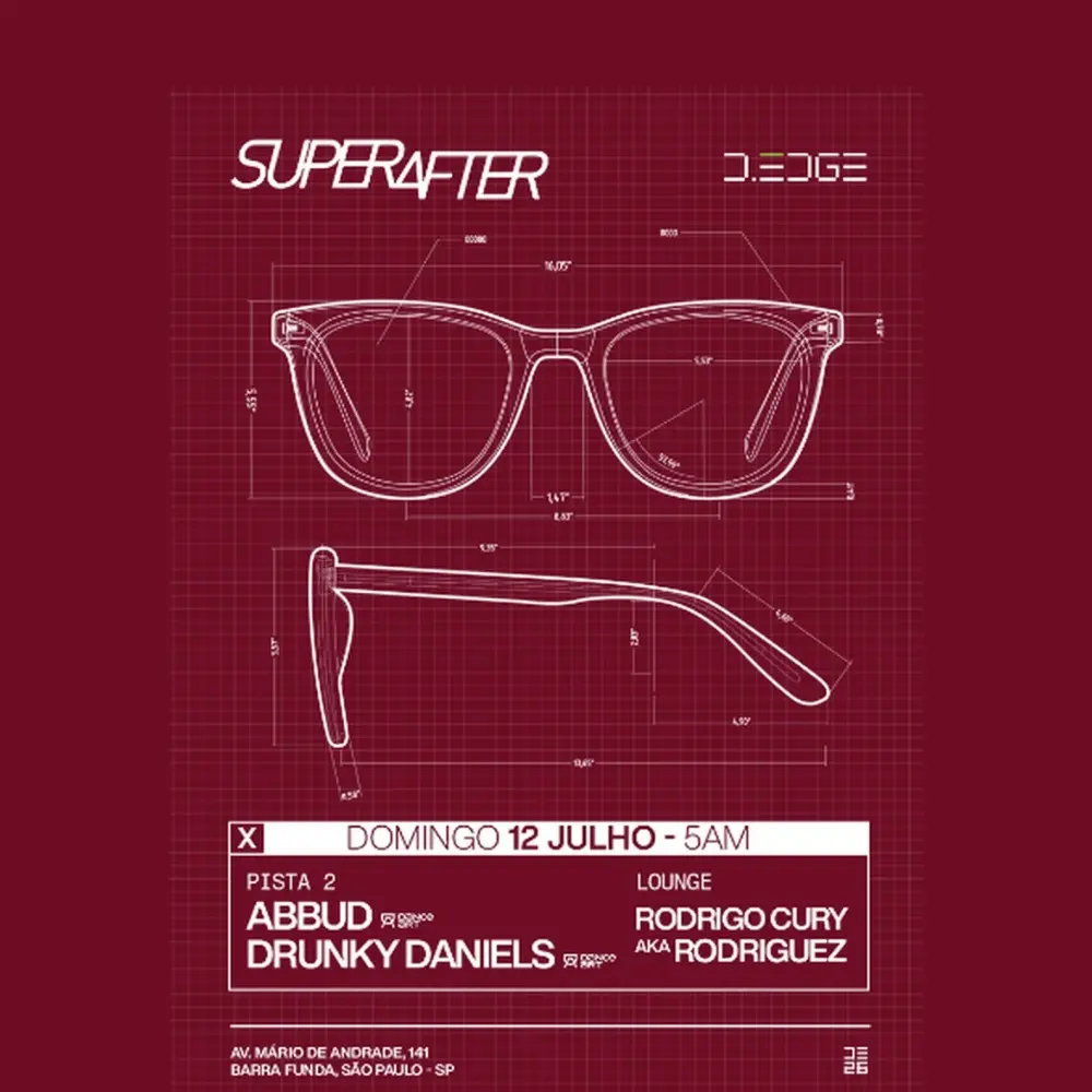 D-Edge SuperAfter com Drunky Daniels - Ingressos com desconto