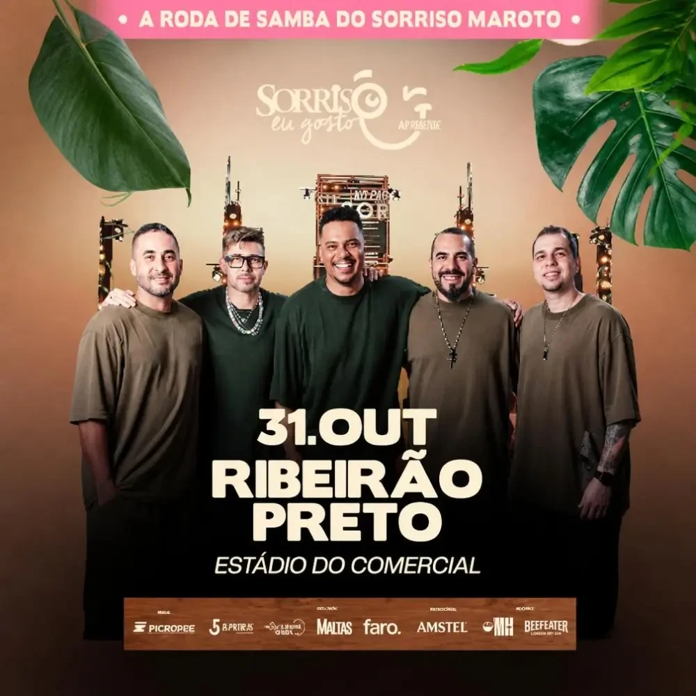 Sorriso Maroto em Ribeirão Preto: Sorriso Eu Gosto no Pagode - Ingressos com desconto