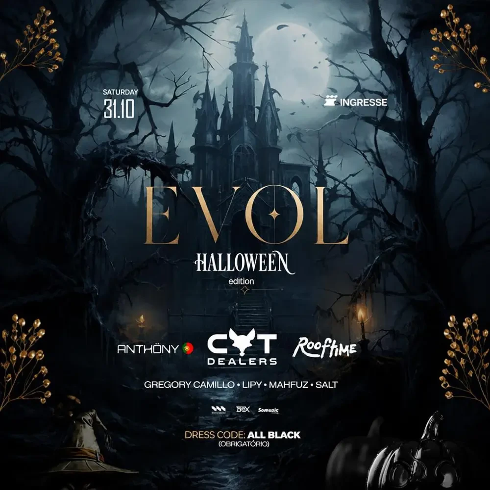 EVOL Halloween com Cat Dealers e Rooftime - Ingressos com desconto