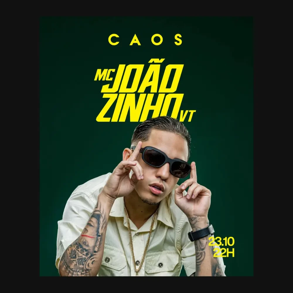 MC Joãozinho VT no CAOS Campinas - Ingressos com desconto