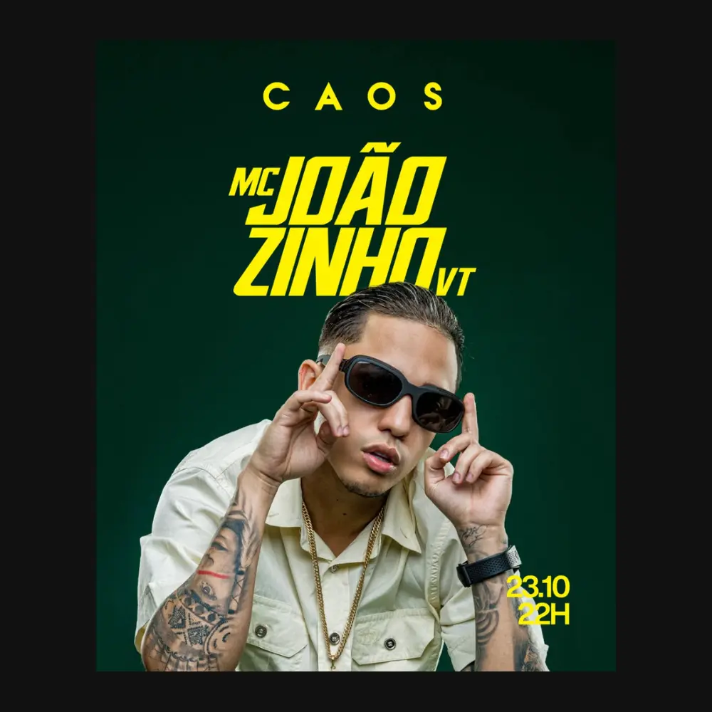 MC Joãozinho VT no CAOS Campinas - Ingressos com desconto