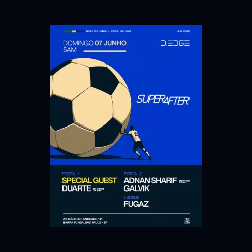 D-Edge SuperAfter com Adnan Sharif - Ingressos com desconto