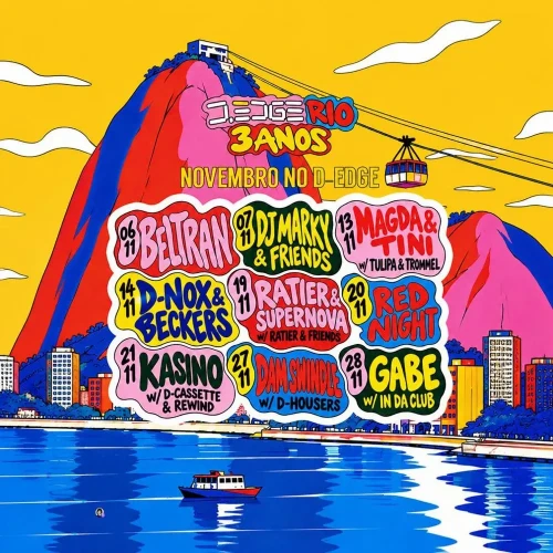 Dam Swindle com D-Housers no D-Edge Rio - Ingressos com desconto