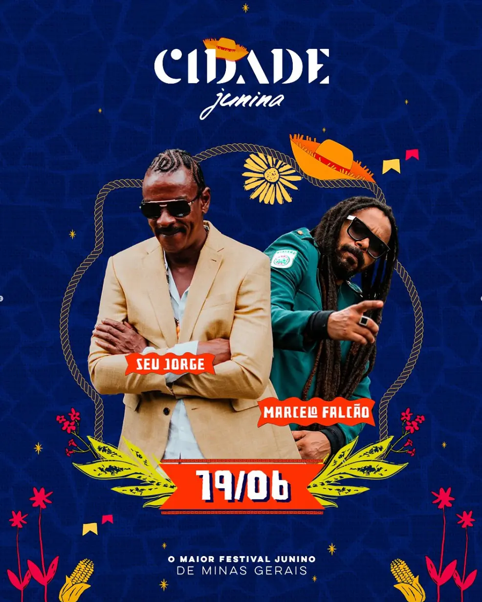 Cidade Junina BH | Seu Jorge e Marcelo Facão