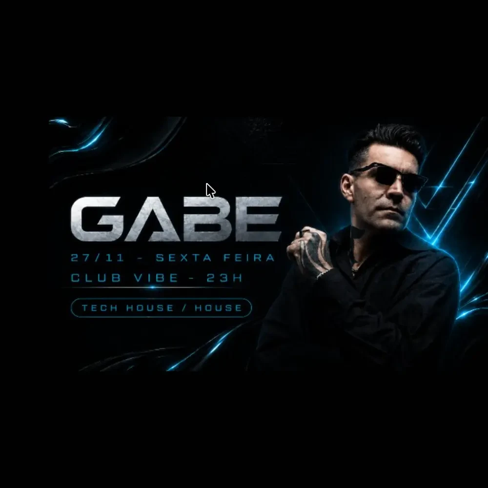 Gabe no Club Vibe - Ingressos com desconto