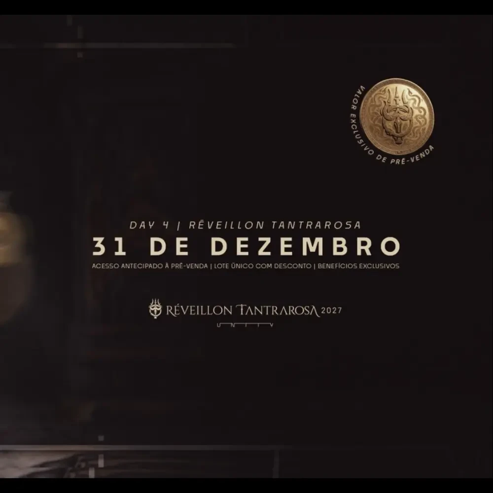 Réveillon Tantrarosa 2027 - Ingressos com desconto
