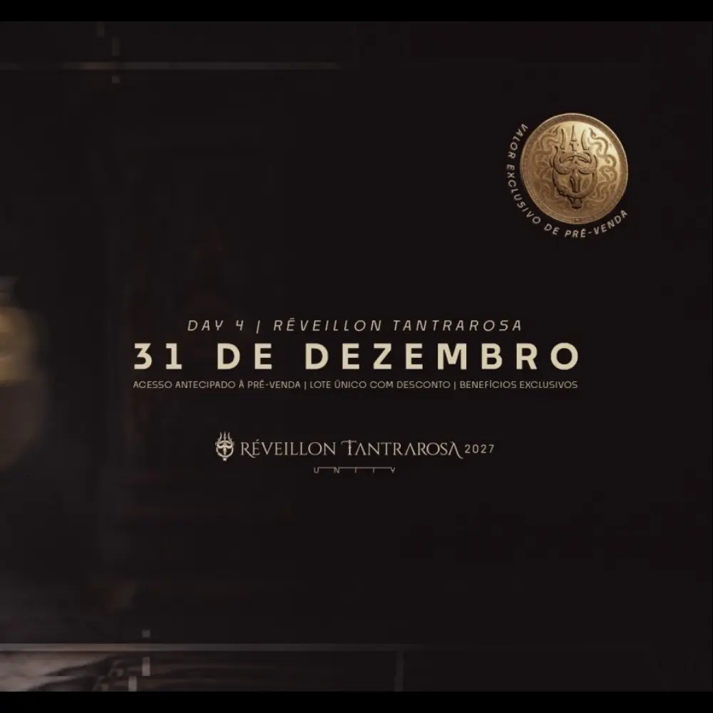Réveillon Tantrarosa 2027 - Ingressos com desconto