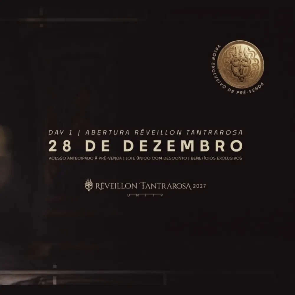 Abertura do Réveillon Tantrarosa - Ingressos com desconto