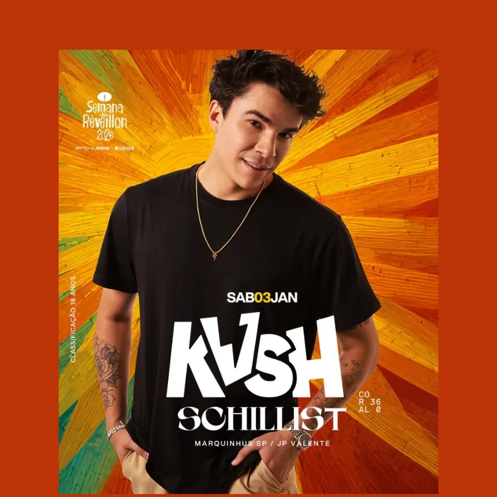 Réveillon Privilège Búzios com KVSH - Ingressos com desconto