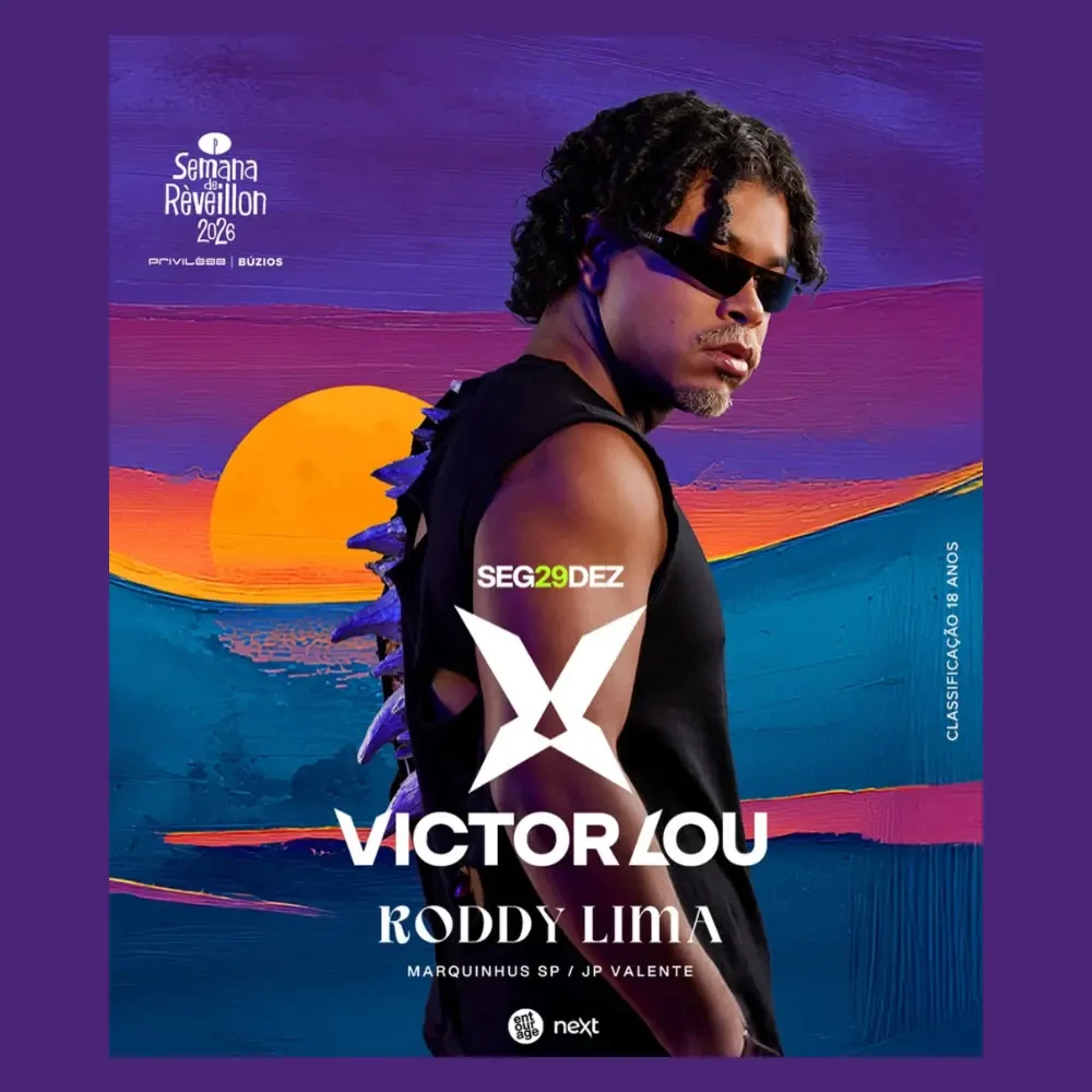 Réveillon Privilège Búzios Victor Lou - Ingressos com desconto