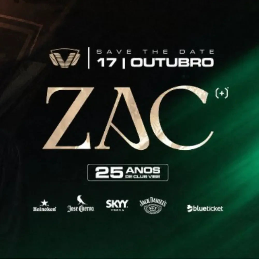 Zac no Club Vibe - Ingressos com desconto