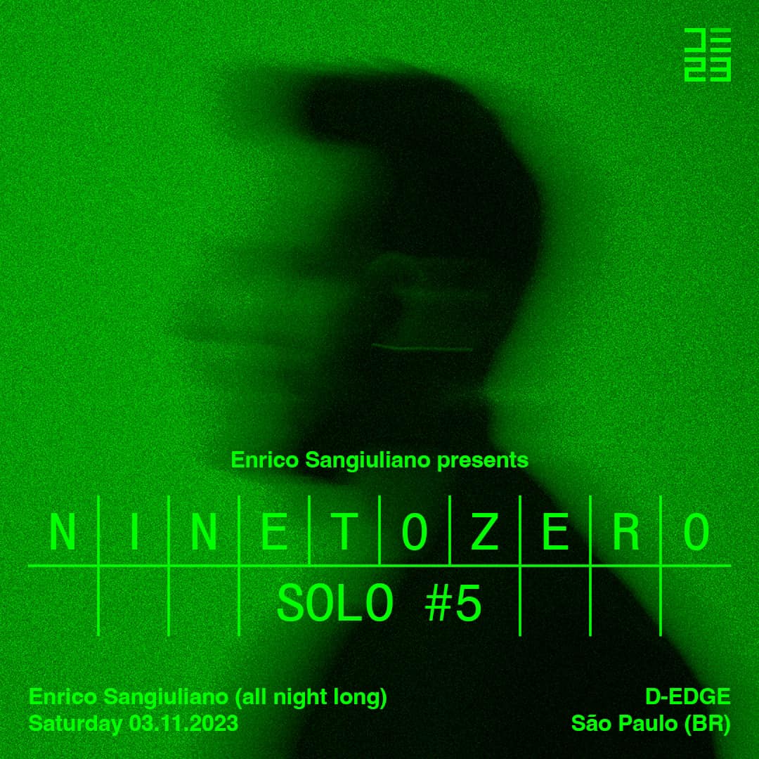 NINETOZERO: Enrico Sangiuliano traz o SOLO#5 a São Paulo