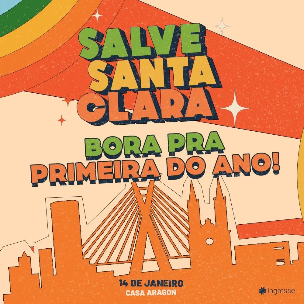Festa Salve Santa Clara chega em São Paulo em janeiro!