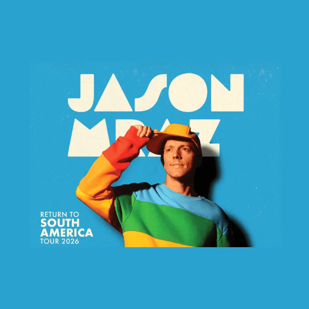 Jason Mraz está de volta ao Brasil em 2026