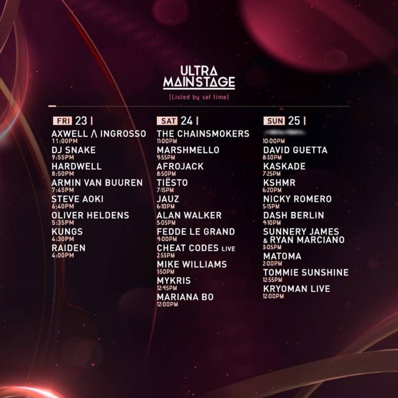 Ультра расписание. Ultra Music Festival 2018. Ultra Miami line up 2022. Расписание ультра. Line up Ultra Miami 2022 Set time.