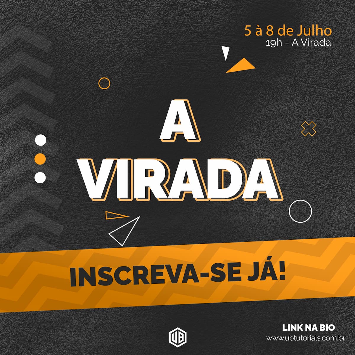 UB Tutorials lança evento virtual "A Virada" fomentando a produção musical no Brasil