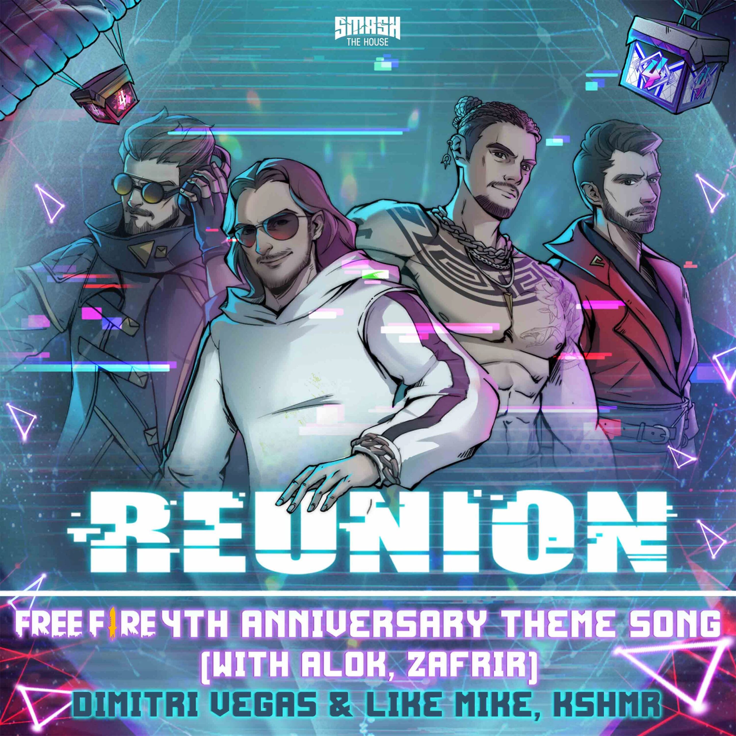 Dimitri Vegas & Like Mike, KSHMR, Zafrir e Alok lançam Reunion para Free Fire